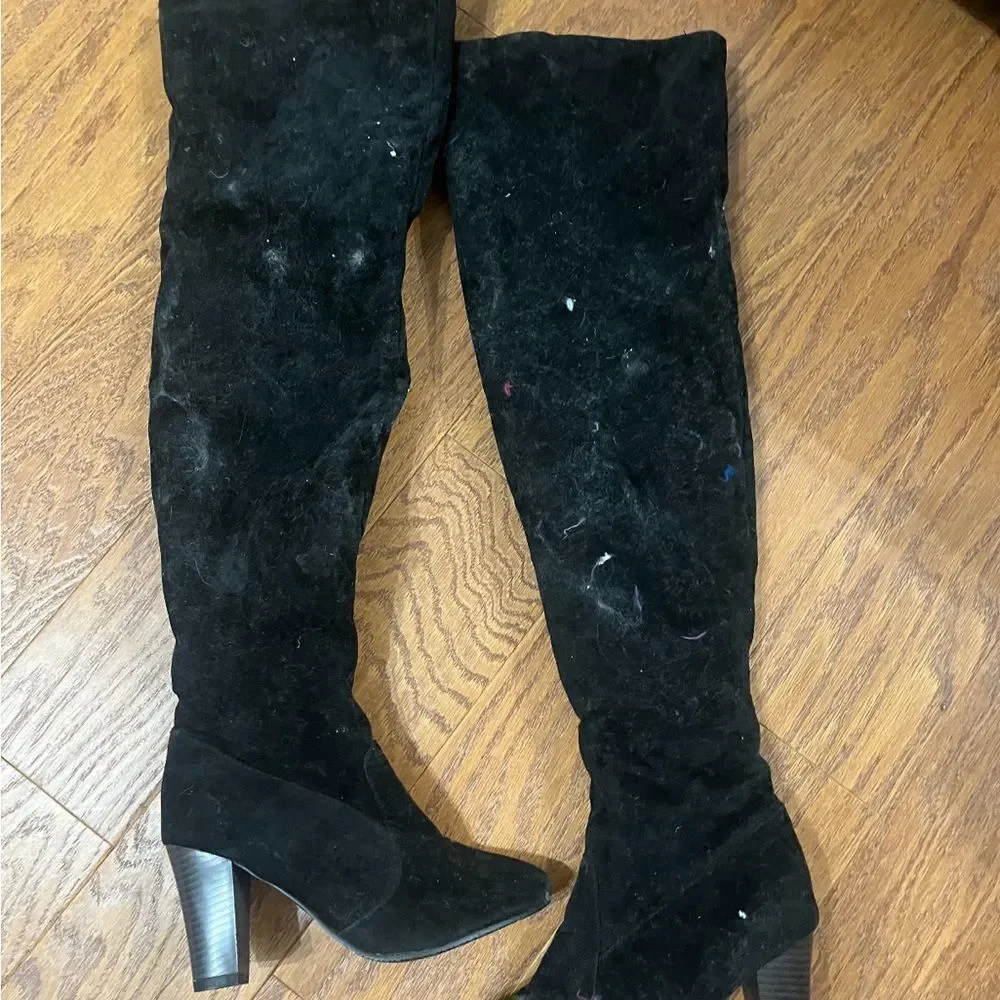 Black over The knee boots